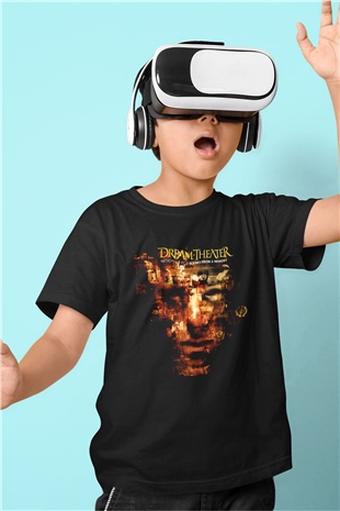 Dream Theater Baskılı Siyah Unisex Çocuk Tişört