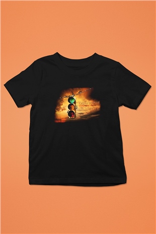 Dream Theater Baskılı Siyah Unisex Çocuk Tişört