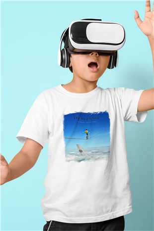 Dream Theater Baskılı Unisex Beyaz Çocuk Tişört