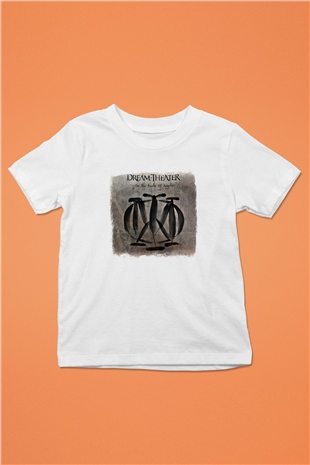 Dream Theater Baskılı Unisex Beyaz Çocuk Tişört