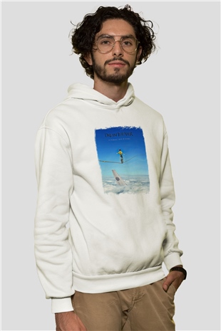 Dream Theater Baskılı Unisex Beyaz Hoodie