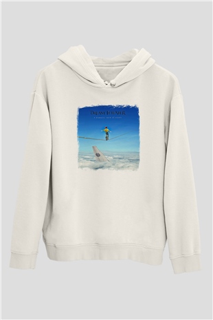 Dream Theater Baskılı Unisex Beyaz Hoodie