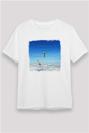 Dream Theater Baskılı Unisex Beyaz Tişört