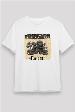 Dream Theater Baskılı Unisex Beyaz Tişört