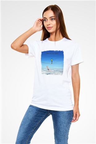 Dream Theater Baskılı Unisex Beyaz Tişört