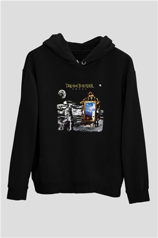 Dream Theater Baskılı Unisex Siyah Hoodie