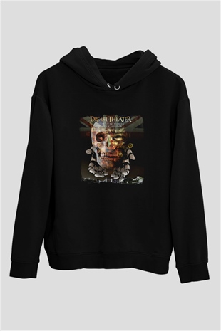 Dream Theater Baskılı Unisex Siyah Hoodie