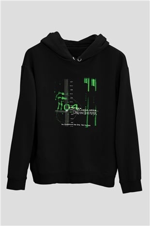 Dream Theater Baskılı Unisex Siyah Hoodie