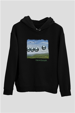 Dream Theater Baskılı Unisex Siyah Hoodie