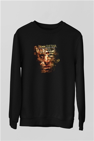 Dream Theater Baskılı Unisex Siyah Sweatshirt