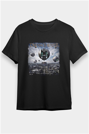 Dream Theater Baskılı Unisex Siyah Tişört