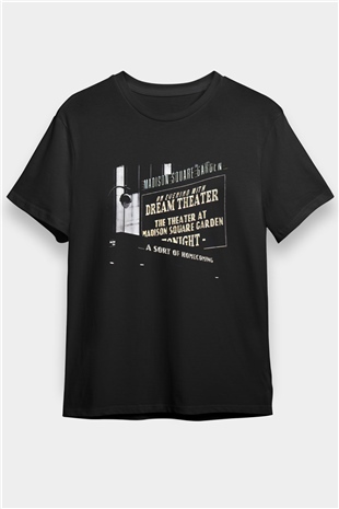 Dream Theater Baskılı Unisex Siyah Tişört