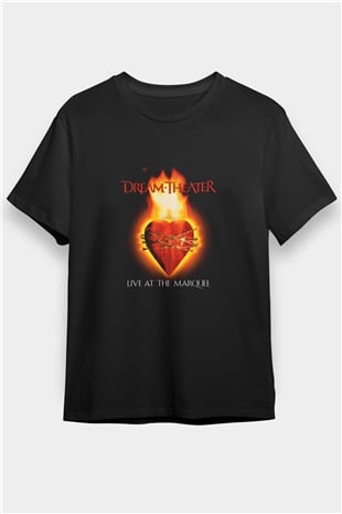 Dream Theater Baskılı Unisex Siyah Tişört