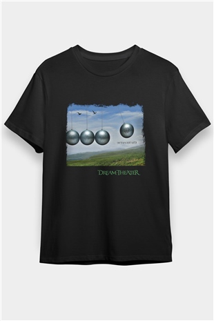 Dream Theater Baskılı Unisex Siyah Tişört