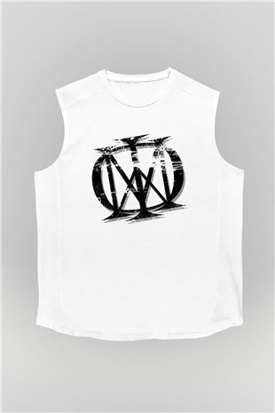 Dream Theater Beyaz Unisex Kolsuz Tişört