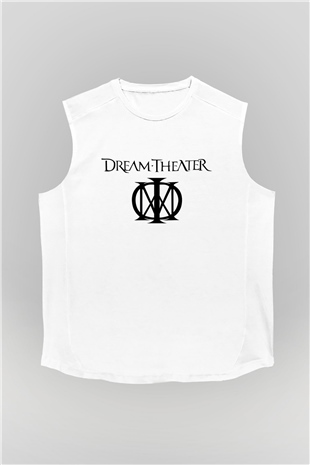 Dream Theater Beyaz Unisex Kolsuz Tişört