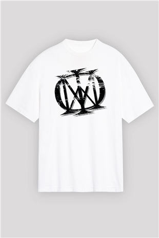 Dream Theater Beyaz Unisex Oversize Tişört T-Shirt