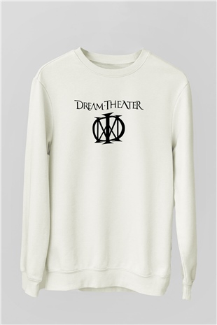 Dream Theater Beyaz Unisex Sweatshirt