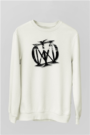Dream Theater Beyaz Unisex Sweatshirt