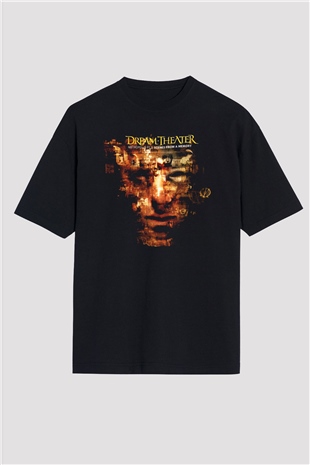 Dream Theater Siyah Unisex Oversize Tişört T-Shirt