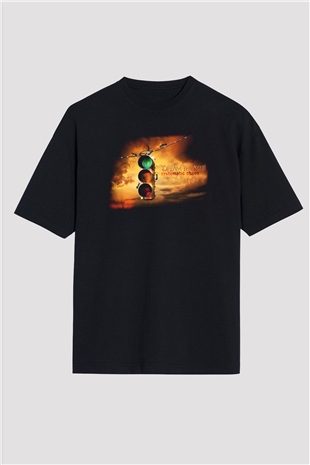 Dream Theater Siyah Unisex Oversize Tişört T-Shirt
