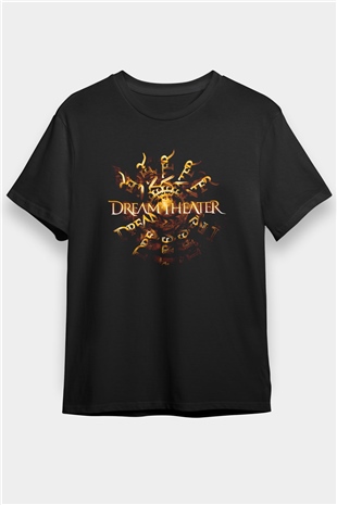 Dream Theater Siyah Unisex Tişört T-Shirt - TişörtFabrikası