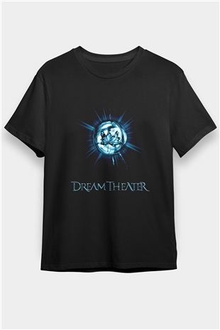 Dream Theater Siyah Unisex Tişört T-Shirt - TişörtFabrikası