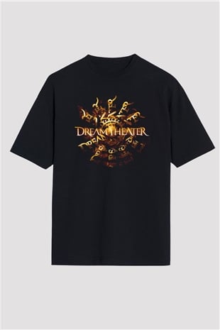 Dream Theater Siyah Oversize Tişört Oversize T-shirt - TişörtFabrikası