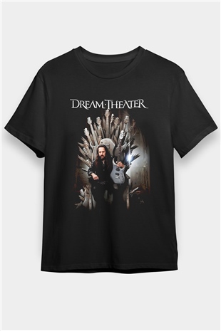 Dream Theater Siyah Unisex Tişört T-Shirt - TişörtFabrikası