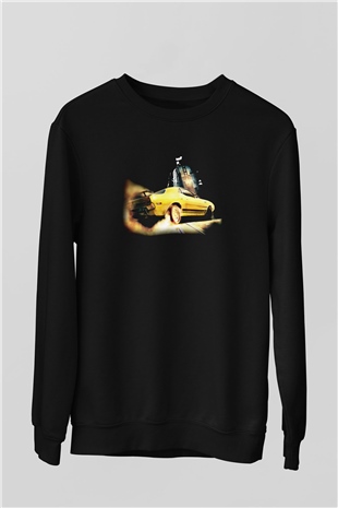 Driver Siyah Unisex Sweatshirt