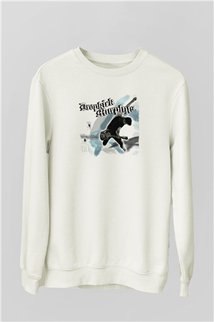 Dropkick Murphys Baskılı Unisex Beyaz Sweatshirt