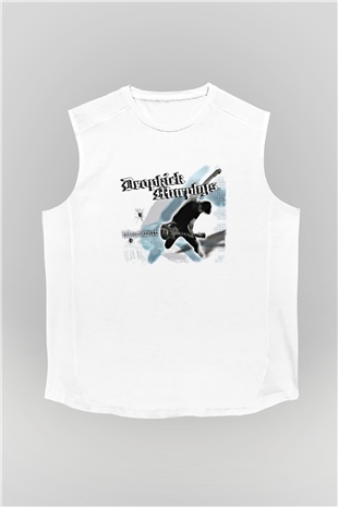 Dropkick Murphys Baskılı Unisex Beyaz Kolsuz Tişört