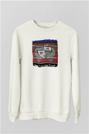 Dropkick Murphys Baskılı Unisex Beyaz Sweatshirt