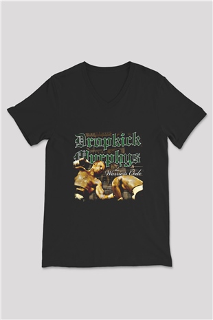 Dropkick Murphys Baskılı Unisex Siyah V Yaka Tişört