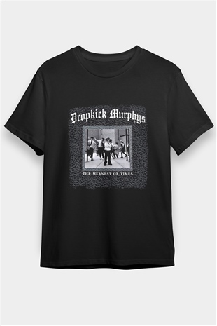 Dropkick Murphys Baskılı Unisex Siyah Tişört