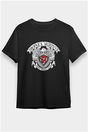 Dropkick Murphys Baskılı Unisex Siyah Tişört