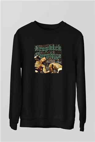 Dropkick Murphys Baskılı Unisex Siyah Sweatshirt