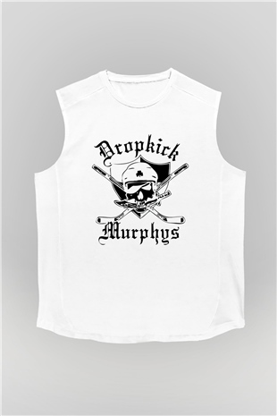 Dropkick Murphys Beyaz Unisex Kolsuz Tişört