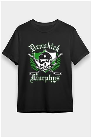 Dropkick Murphys Siyah Unisex Tişört T-Shirt - TişörtFabrikası