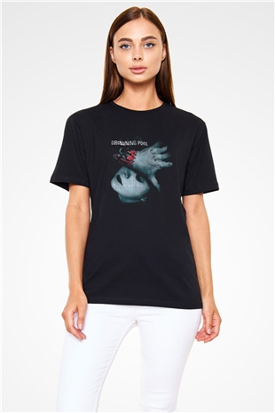 Drowning Pool Baskılı Unisex Siyah Tişört - Tshirt