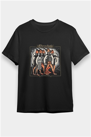Drudkh Baskılı Unisex Siyah Tişört