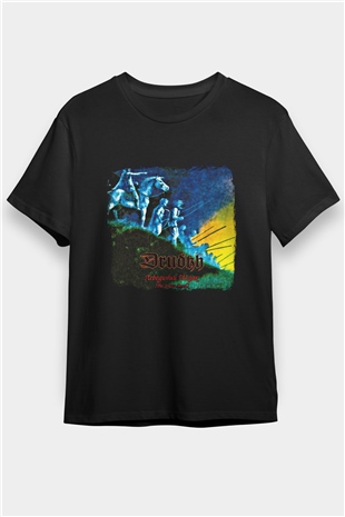 Drudkh Baskılı Unisex Siyah Tişört