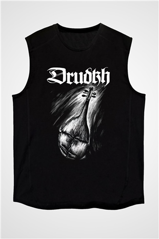 Drudkh Siyah Unisex Kolsuz Tişört