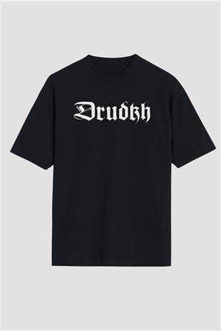 Drudkh Siyah Unisex Oversize Tişört T-Shirt