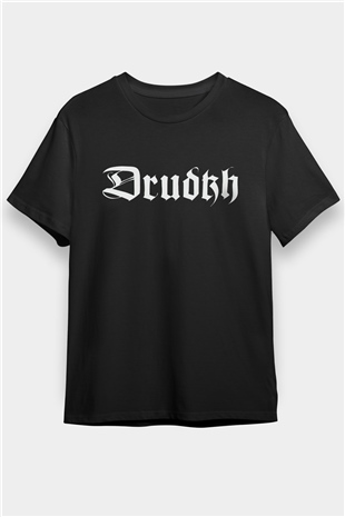 Drudkh Siyah Unisex Tişört T-Shirt - TişörtFabrikası