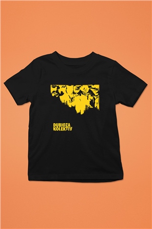 Dubioza kolektiv Baskılı Siyah Unisex Çocuk Tişört