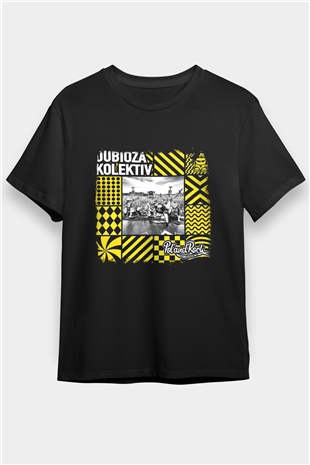 Dubioza Kolektiv Baskılı Unisex Siyah Tişört