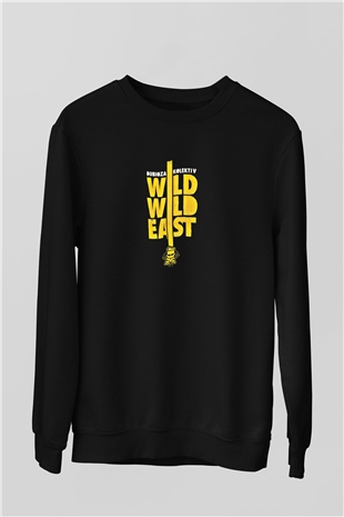 Dubioza Kolektiv Baskılı Unisex Siyah Sweatshirt