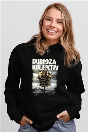 Dubioza kolektiv Siyah Unisex Hoodie