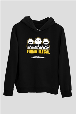 Dubioza kolektiv Siyah Unisex Hoodie